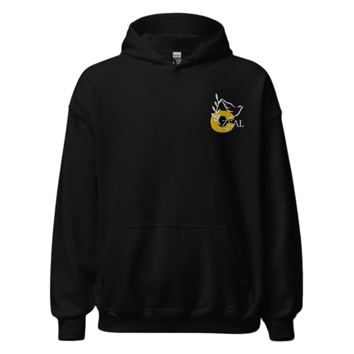 Growth Black Unisex Hoodie
