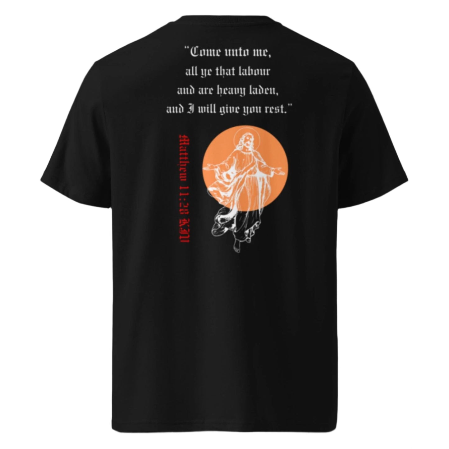 Come unto me unisex t-shirt (varied colours)