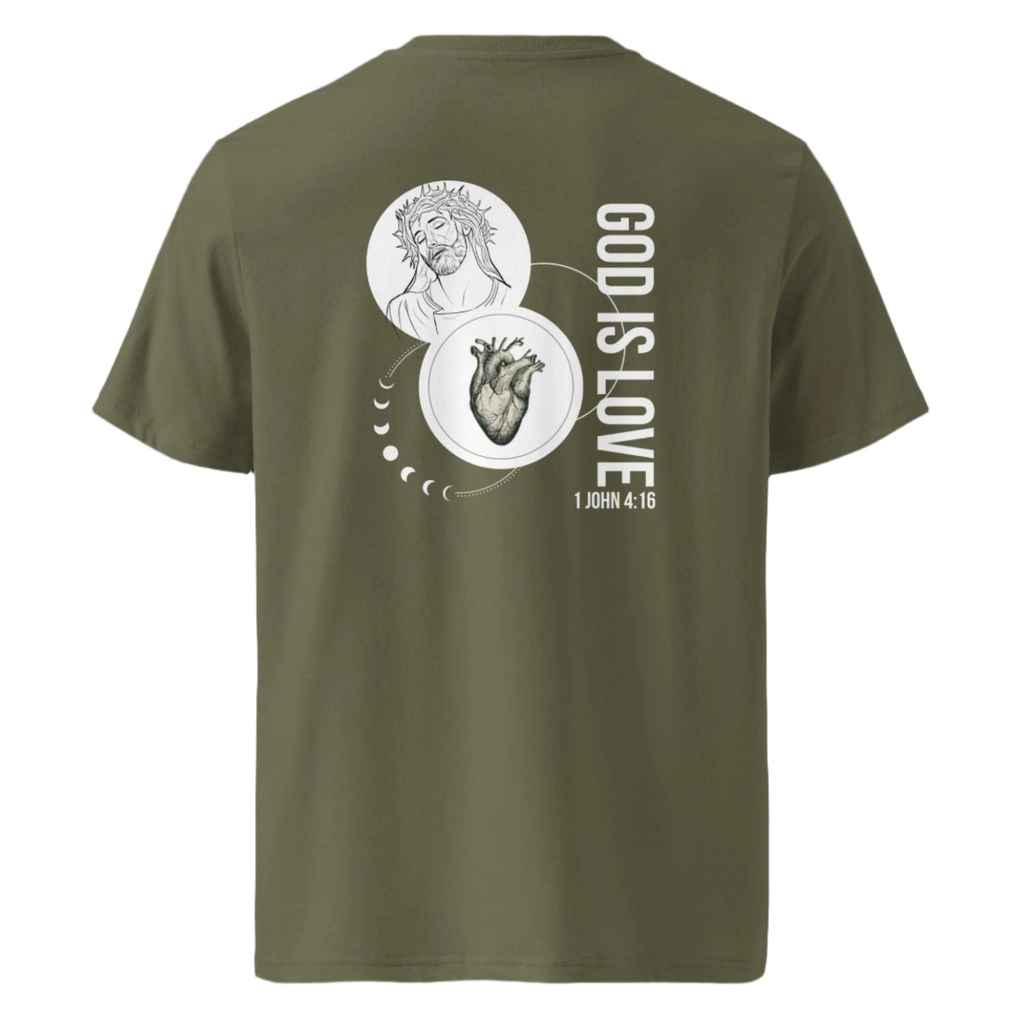 God is love unisex t-shirt (varied colours)
