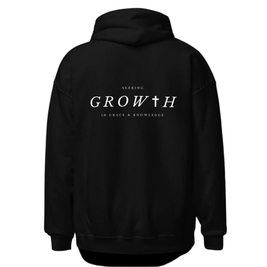 Growth Black Unisex Hoodie