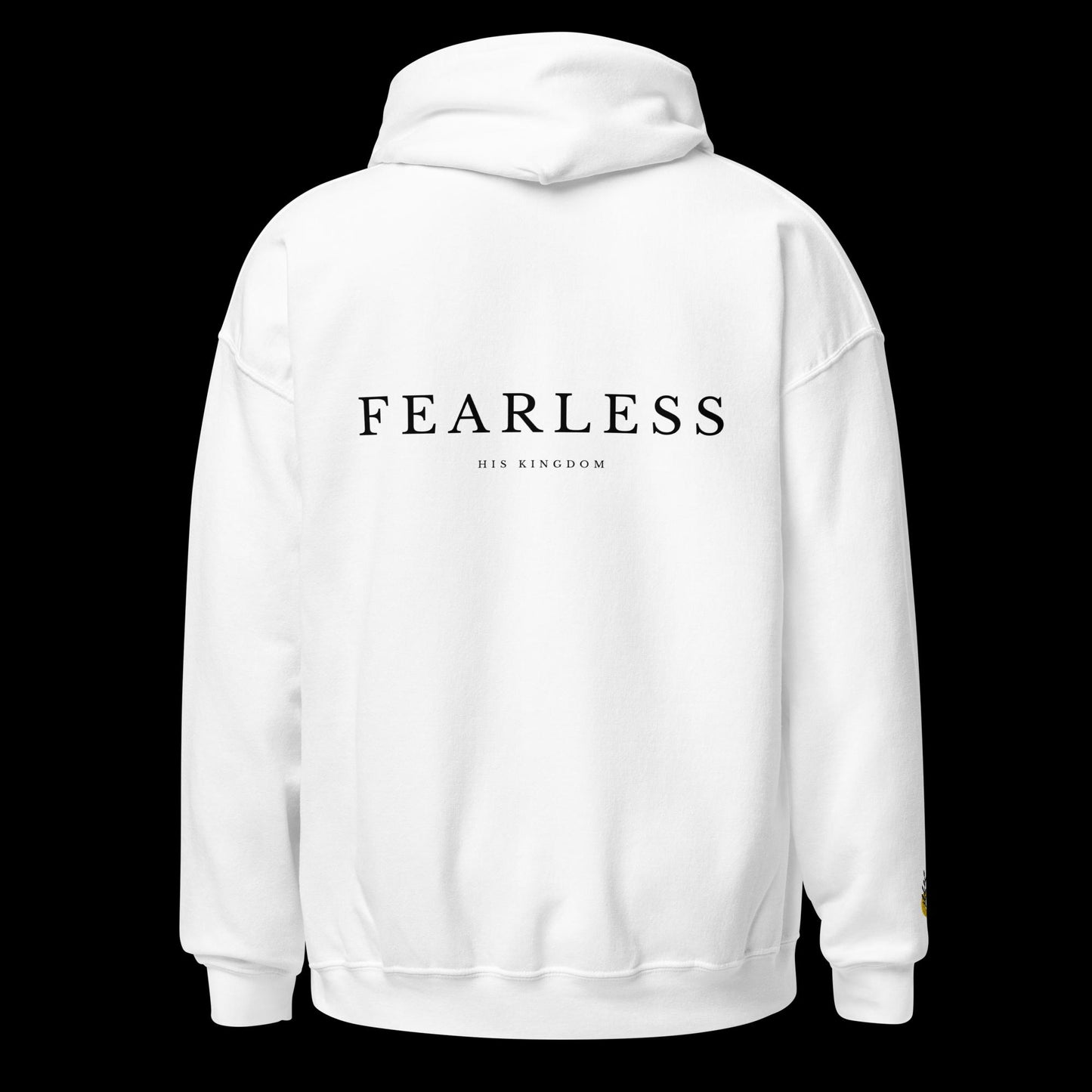 Fearless White Unisex Hoodie