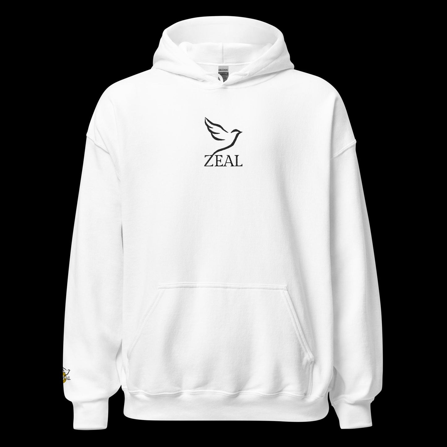 Strength White Unisex Hoodie