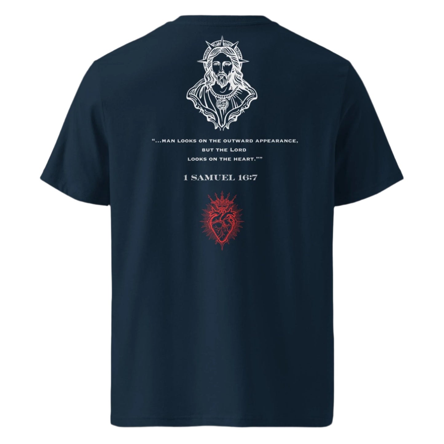 Lord looks on the heart unisex t-shirt (varied colours)